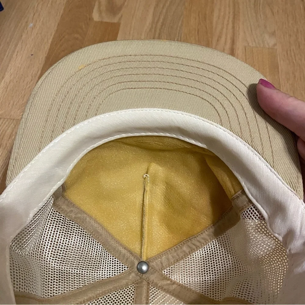 Vintage Bicep Mesh Snap Back Trucker Hat Made in USA Koch’s Farm Service